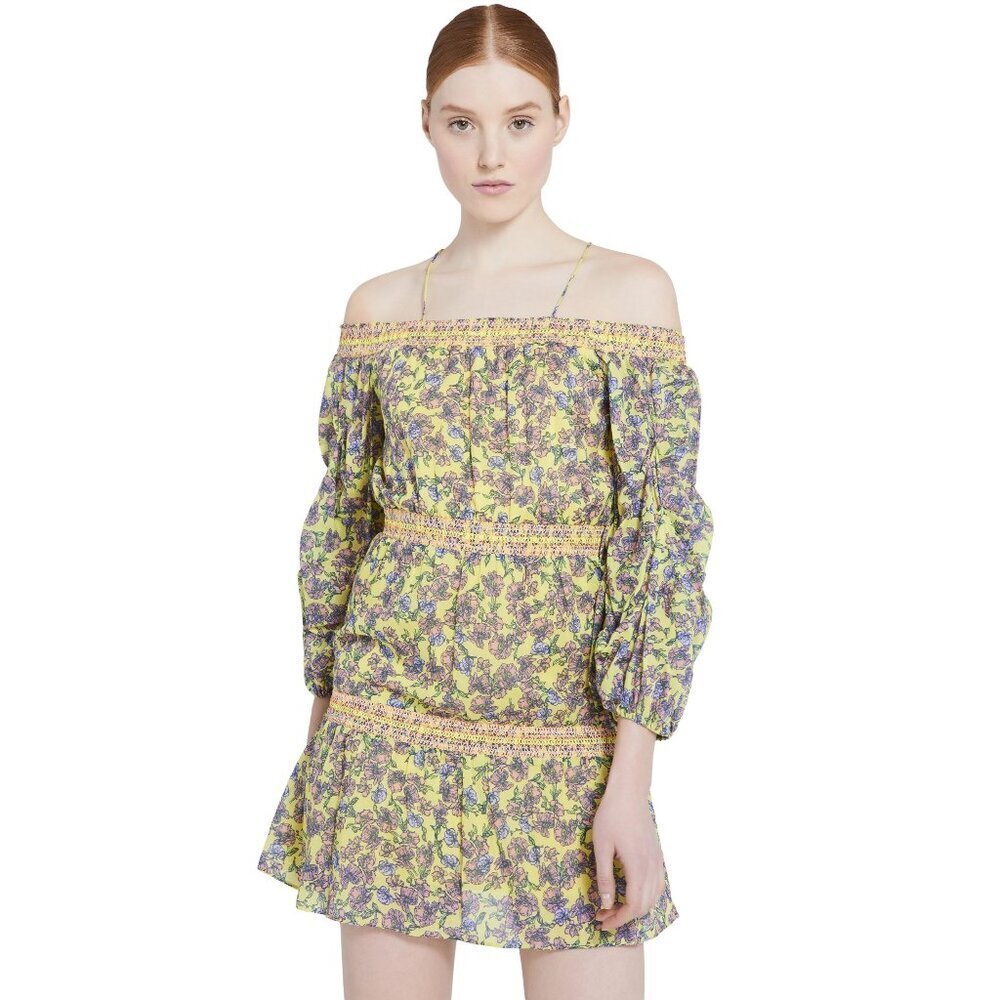 Alice + Olivia Dorothy Off The Shoulder Mini Dress $375